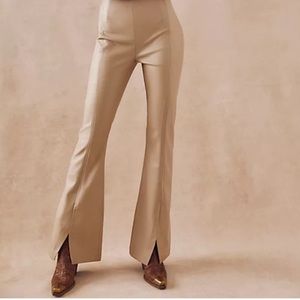 Free People bootcut faux leather pants